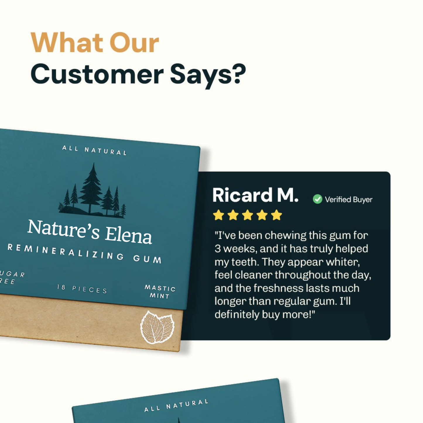 Nature's Elena Remineralizing Gum