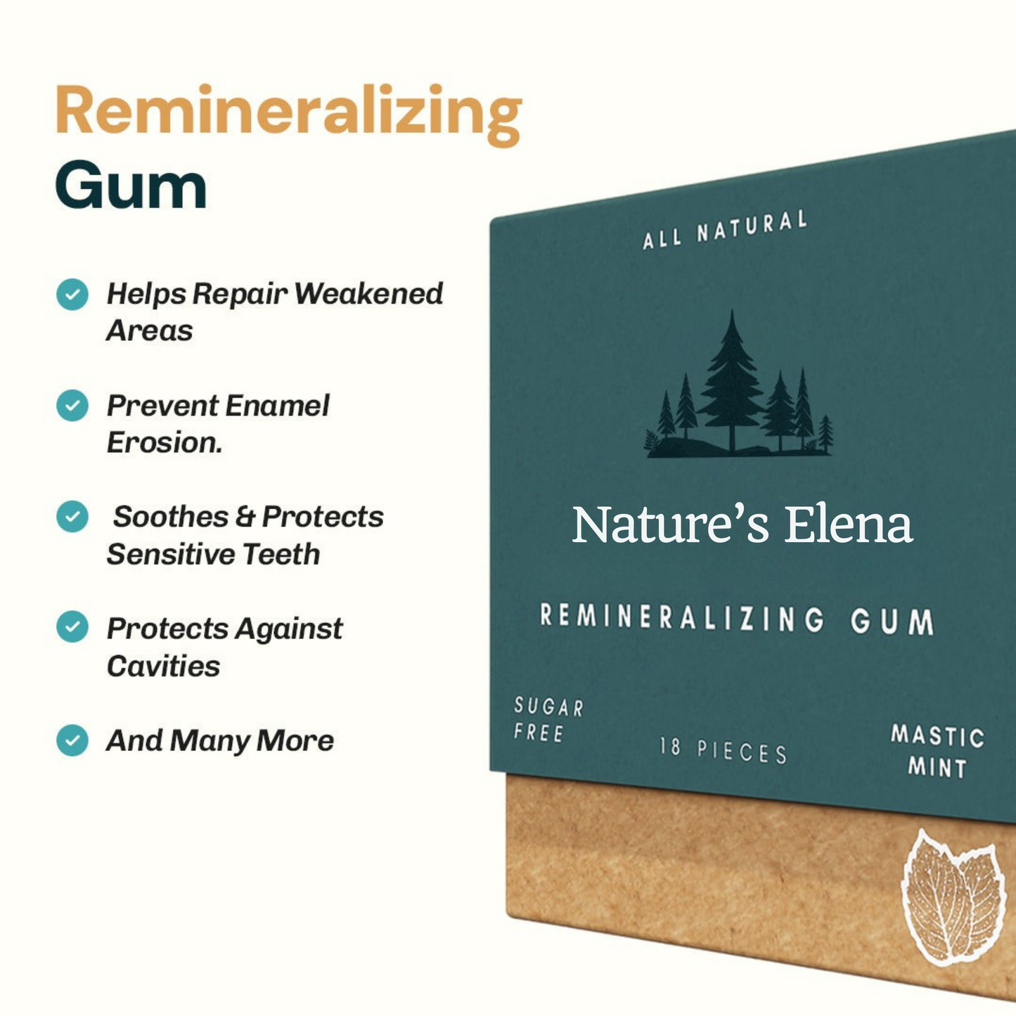 Nature's Elena Remineralizing Gum